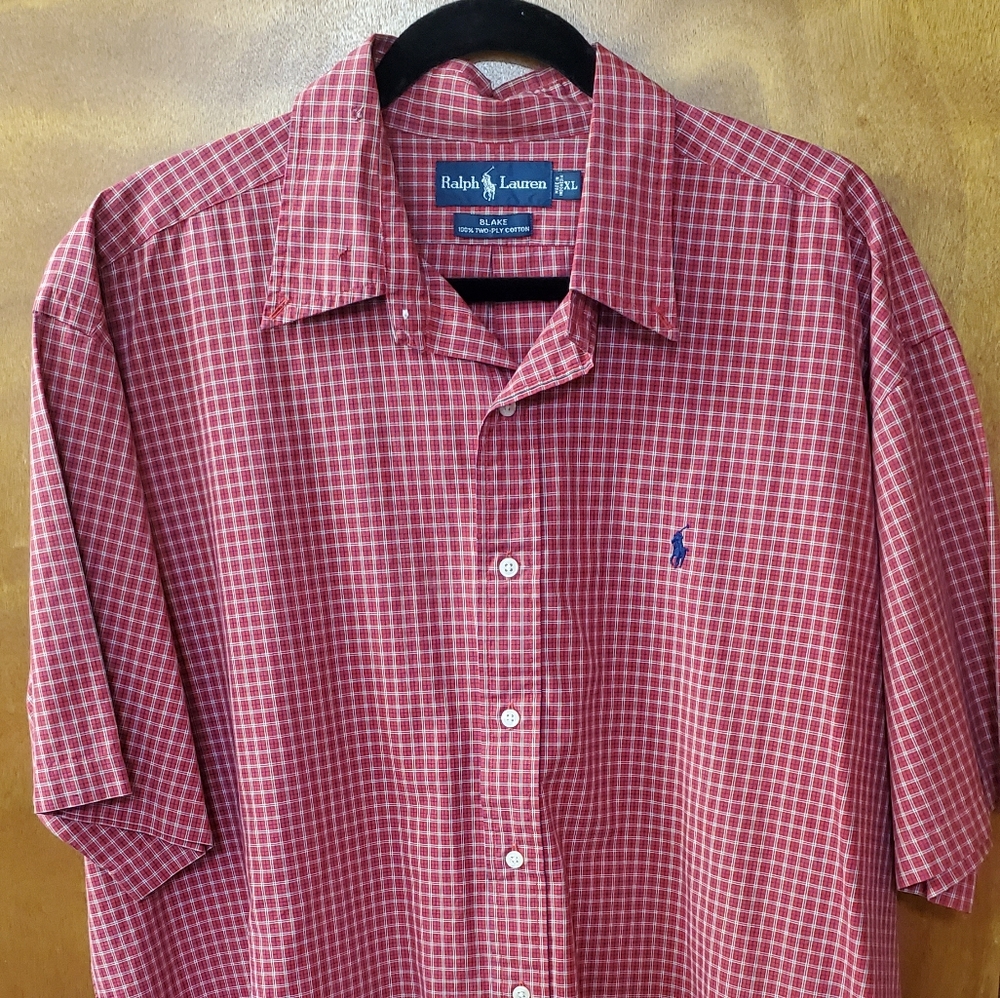 Ralph Lauren red dress shirt